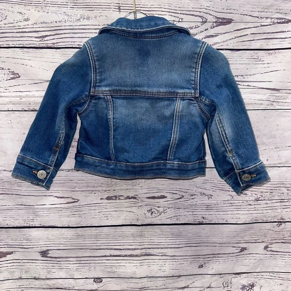 Toddler Girl Gap Denim Jean Jacket Size 12-18 months